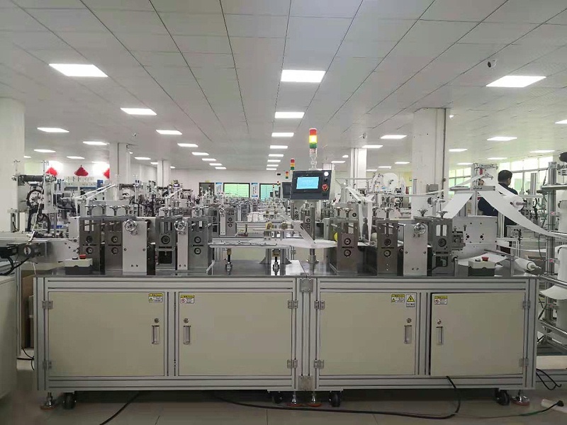 全自動(dòng)KF94魚型口罩機(jī)